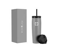IRON °FLASK Nomad Tumbler - 710 ml, 2 Lids (Straw/Flip), Vacuum Insulated Stainless Steel Bottle, Double Walled, Thermo Coffee Travel Mug, Water Metal Canteen