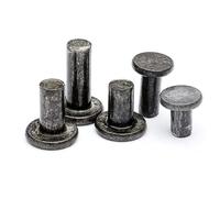 Iron Flat Head Rivets M4 M5 10mm M3 30mm - 1kg Pack Percussion Rivets for Metal & Wood Projects Strong Iron Construction Fasteners Ideal for DIY & Repair.