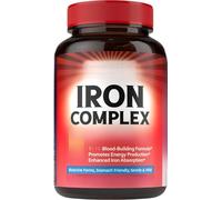 Iron for Women & Men- Blood Building & Energy Support, Stomach Friendly
