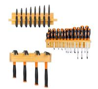 Iron Forge Tools Screwdriver Organizer, Hammer Holder and Pliers Rack - Wall Mount Workshop Hand Tool Organizers and Storage