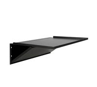 Iron Forge Tools Universal Tool Box Side Cabinet Shelf - 16x12 in. Folding Tool Cart Accessories Side Tray, Toolbox Accessories for Major Brands - Black Powder-Coated Steel, Includes Mounting Hardware