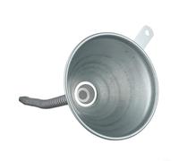 Iron Fuel Funnel with Filter for Effective Fuel Transfer for Cars and Motorcycles, Equipped with Bendable Flexible Pipe to Reach Difficult Spots (370)