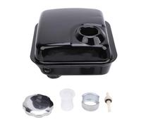 Iron Fuel Tank Stainless Steel Cap Gas Tank with Oil Outlet Adapter Replacement for Predator 5.5 163cc 6.5 212cc 196cc Go Kart Mini Bike Powersports CT200UEX CT200UEXR CT200U