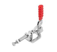 Iron Galvanized Quick Fixed Toggle Clamp, Vertical Toggle Clamp Hand Tool, Push Pull Action Holding Latch for Sheet Metal and Circuit Boards, Heavy Duty Welding Fixture with Adjust (GH-302-FM)