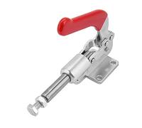 Iron Galvanized Quick Fixed Toggle Clamp, Vertical Toggle Clamp Hand Tool, Push Pull Action Holding Latch for Sheet Metal and Circuit Boards, Heavy Duty Welding Fixture with Adjust (GH-36010)
