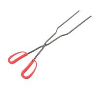 Iron Garbage Tongs with Non-Skid Ergonomic Handle for Food