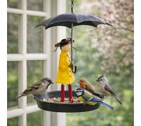 Marco Paul Hanging Girl Bird Feeder With Umbrella