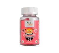 Iron Gummies Kids,15 Day Supply, Natural Strawberry Flavour, 30 Chewable Vegan Gummies, Vegetarian Friendly, Energy & Immune System, Kids Iron Gummies, GMO & Gluten Free.