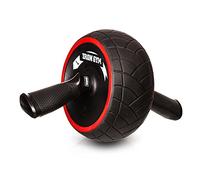 Iron Gym IRG013 Speed Abs Complete Ab Workout System, Abdominal Roller Wheel, 9.4 x 3.6 x 7.9, Black/Red