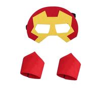 Iron Hero Mask Set for Kids - Halloween Hulk Costume Masks with Wristbands for Boys Girls Gift Toys age 3 4 5 6 7 8 9 10 11 12 Party Cosplay