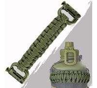 Iron Infidel Paracord Handle for Battle Bottle (Solid, Green)