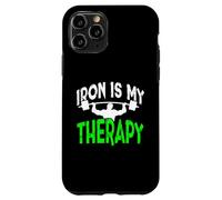 Iron is My Therapy Gym Motivation Workout Lifting Design Case for iPhone 11 Pro