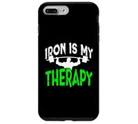 Iron is My Therapy Gym Motivation Workout Lifting Design Case for iPhone 7 Plus/8 Plus