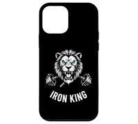Iron King Lion Barbell Weightlifting Bodybuilding Graphic Case for iPhone 12 mini