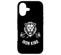 Iron King Lion Barbell Weightlifting Bodybuilding Graphic Case for iPhone 17