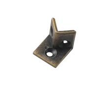 Iron L-Shaped Right-Angle Angle Code, Fixed Bracket, Furniture Connector, Bathroom Thickened partition Angle Code Laminate Brack(B363-2-10pcs)