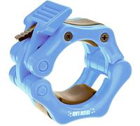 Iron Lab Barbell Clips Olympic Collar Pair of 2" Inch Pro ABS Locking Set of 2 Light Blue Clamps Perfect for Pro Crossfit Strong Lifts and Olympic Training Professional Quality