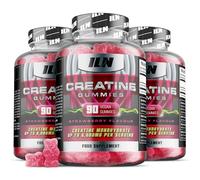 Iron Labs Nutrition Creatine Gummies 6000mg per Serving - Lab-Tested Creatine Monohydrate Gummies - Strawberry Flavour Gummy Bears - High Strength for Men and Women (270 Count, Vegan)