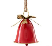 iron large bell hanging ornaments for Christmas decoration, perfect for For Windows and various festive environments (Number 4)