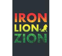 Iron Lion Zion Rasta Reggae Jamaican Rasta Premium: - Daily planner notebook, Size format 6.0 x 9.0 inches pages