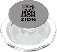 Iron Lion Zion With Rasta Flag, Jamaica PopSockets PopGrip for MagSafe