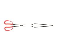 Iron Log Grabber Tongs with Plastic Handle for Charcoal Firewood