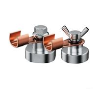 Iron Magnetic Ground Clamp for Smooth Metal Faces(Small * 2)