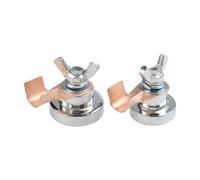 Iron Magnetic Ground Clamp for Smooth Metal Faces(Small + Large)