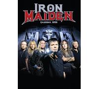 IRON/MAIDEN 2026 Wall Calendar, A3 Size 29.7 x 42 cm, 12 Monthly Photographs, Wirobound, Full Colour
