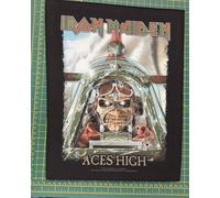 Iron Maiden Back Patch Aces High, Unisex, Multicolour, 95% Cotton, 5% Polyester, Onesize