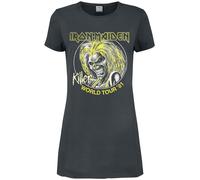 Iron Maiden Amplified Collection - Killer World Tour 81' Mini Dress charcoal S