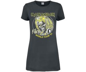 Iron Maiden Amplified Collection - Killer World Tour 81' Mini Dress charcoal S