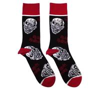 Iron Maiden Ankle Socks Eddie Skulls Womens Black One Size