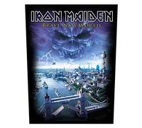 Iron Maiden Back Patch Brave World Band Logo Official 36cm x 29cm One Size