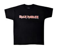 Iron Maiden - Boys/Girls Logo T-Shirt, Black/White, 12-13 Years