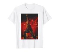 Iron Maiden Bruce Dickinson Live by Andy Willsher T-Shirt, Men, White, Large