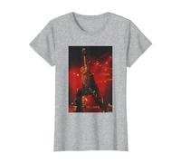 Iron Maiden Bruce Dickinson Live by Andy Willsher T-Shirt, Women, Heather Grey, 3X-Large