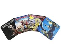 Iron Maiden Coaster Unisex Coaster Standard Cork, Black
