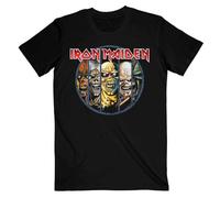 Iron Maiden Eddie Evolution Official Tee T-Shirt Mens Unisex (Large) Black
