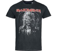Iron Maiden Eddie Half Circle T-Shirt anthracite XXL