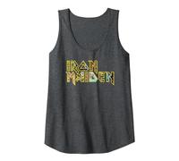 Iron Maiden Eddie Logo Tank Top, Women, Dark Heather Grey, XX-Large