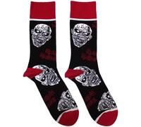 Iron Maiden 'Eddie Skulls' (Black) Socks (One Size = UK 7-11) NEW OFFICIAL