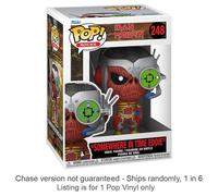 Funko POP! Rocks: Iron Maiden - Skeleton Eddie - Somewhere In Time - 1/6 Odds for Rare Chase Variant - Collectable Vinyl Figure - Gift Idea - Official Merchandise - Toys for Kids & Adults