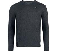 Iron Maiden EMP Signature Collection Knit jumper mottled dark grey L