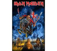 Iron Maiden England Textile Poster in Black Iron Maiden Black