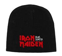 Razamataz Iron Maiden Est 1975 Beanie Black