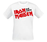 Iron Maiden Est. 1975 T-shirt white S