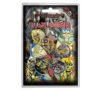 Iron Maiden Guitar Pick Plectrum Pack X 5 Early Albums Official One Size