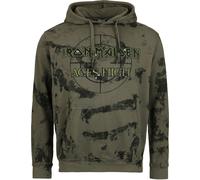 Iron Maiden High Target Hoodie green S