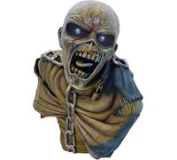 Nemesis Now Iron Maiden Piece of Mind Bust Box (Small) 12cm, Resin, Officially Licensed Iron Maiden Merchandise, Piece of Mind Eddie Bust Box, Bust and Storage Box, Cast in Resin, Hand-Painted